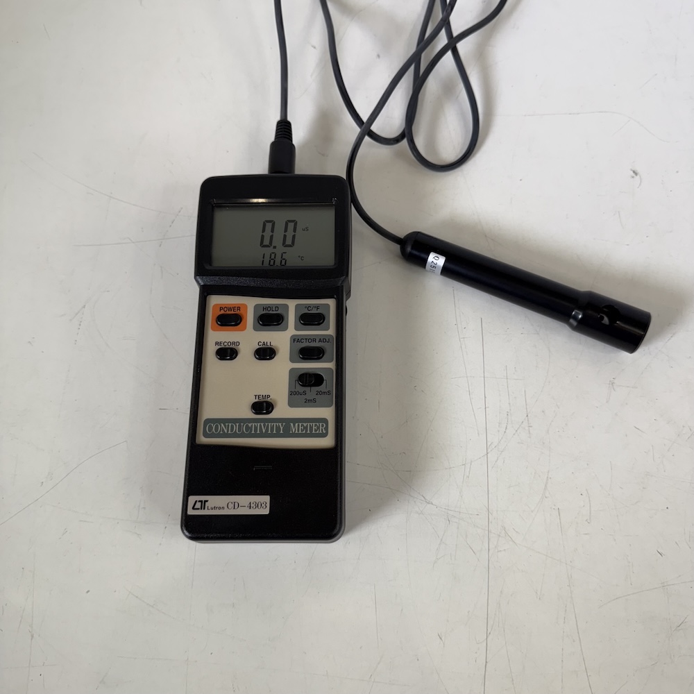 Conductivity Meter with ATC Lutron CD-4303 200µS 2mS 20mS - Crowley ...