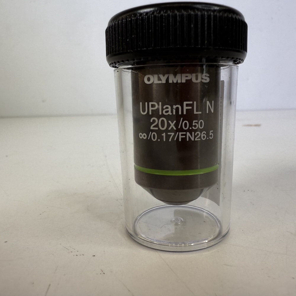 Olympus Microscope Objective UPlanFL N 20x/0.50 ∞/0.17/FN26.5 UIS 2 ...
