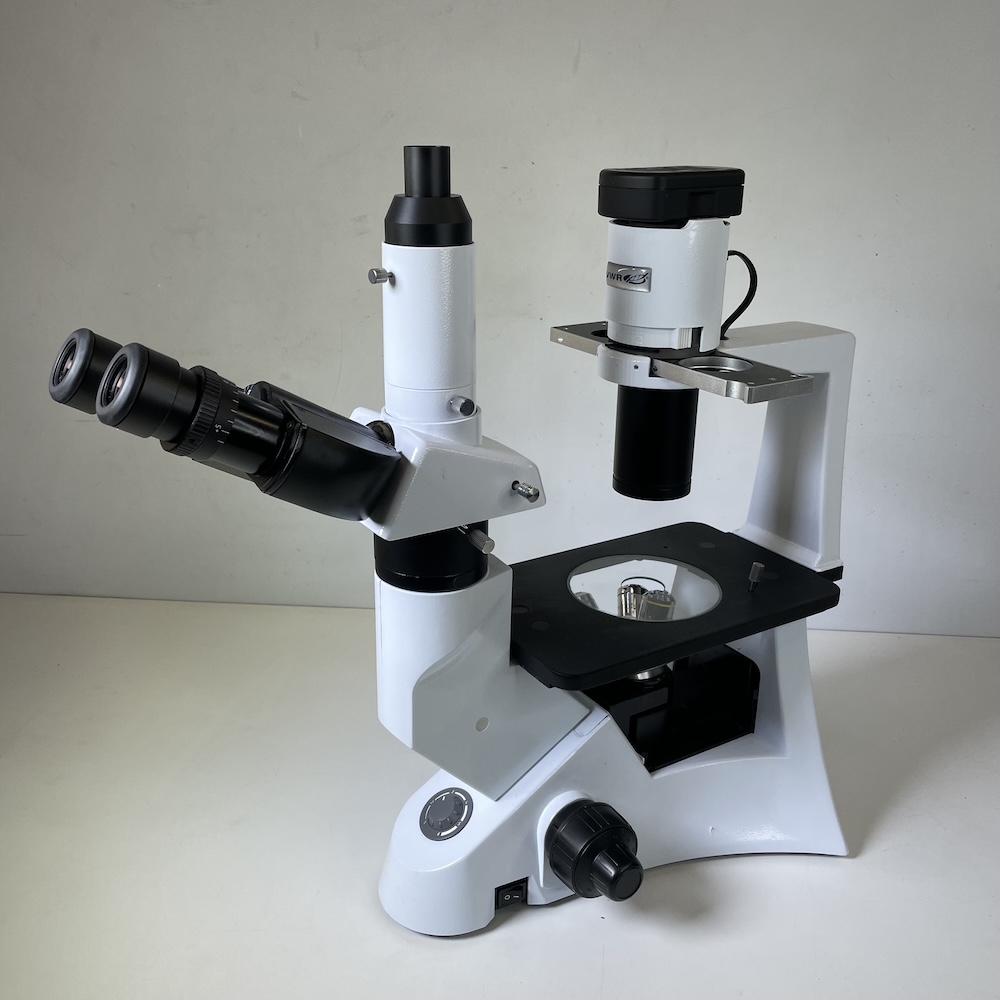 Inverted Microscope Trinocular Phase Contrast VWR Visiscope IT414 ...